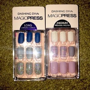 Plaid Press on Nails bundle